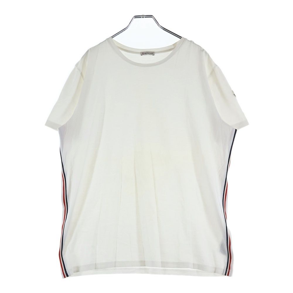 Moncler Maglia T-Shirt Logo Patch Short Sleeve White