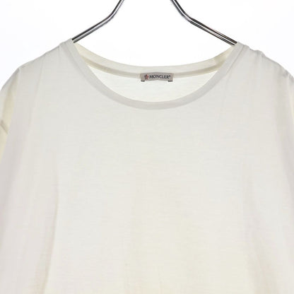 Moncler Maglia T-Shirt Logo Patch Short Sleeve White — view 3
