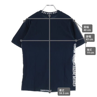 Chrome Hearts Vintage Nyc Neck Logo S Tee Nyc Crew Short Sleeve T-Shirt Black — view 9