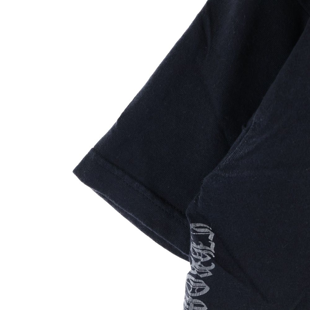 Chrome Hearts Vintage Nyc Neck Logo S Tee Nyc Crew Short Sleeve T-Shirt Black — view 5