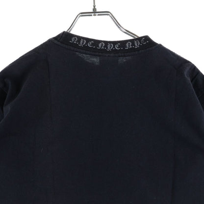 Chrome Hearts Vintage Nyc Neck Logo S Tee Nyc Crew Short Sleeve T-Shirt Black — view 3