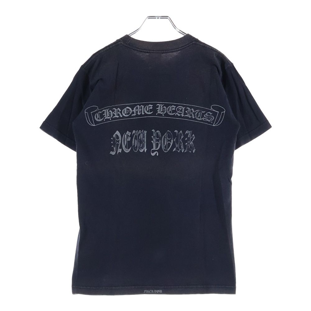 Chrome Hearts Vintage CH S Tee New York Limited Chest Cross Print Crew Neck