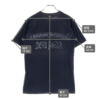 Chrome Hearts Vintage CH S Tee New York Limited Chest Cross Print Crew Neck — view 9