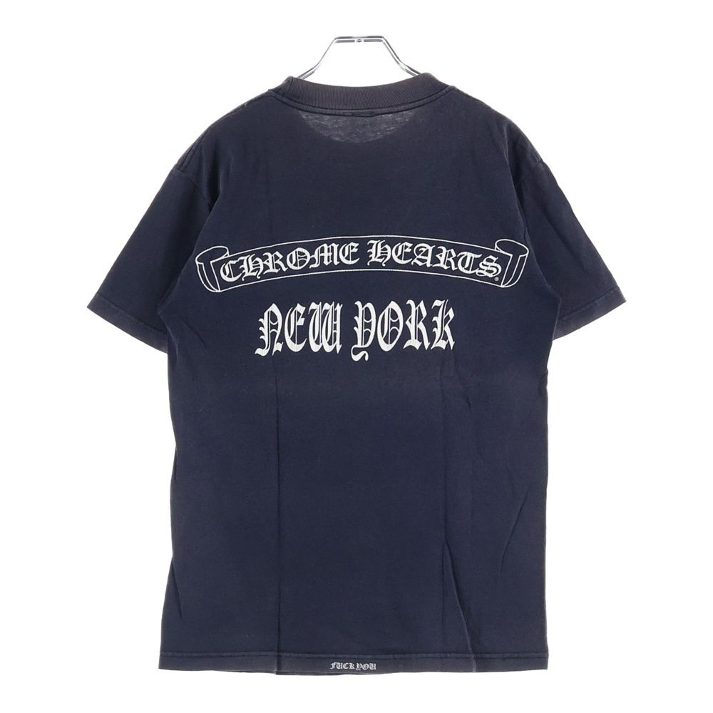 Chrome Hearts Vintage CH S Tee New York Limited Chest Cross Print Crew Neck