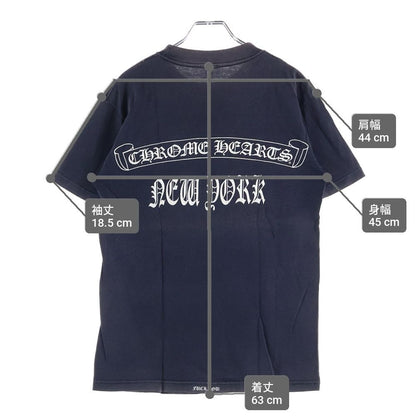 Chrome Hearts Vintage CH S Tee New York Limited Chest Cross Print Crew Neck — view 9