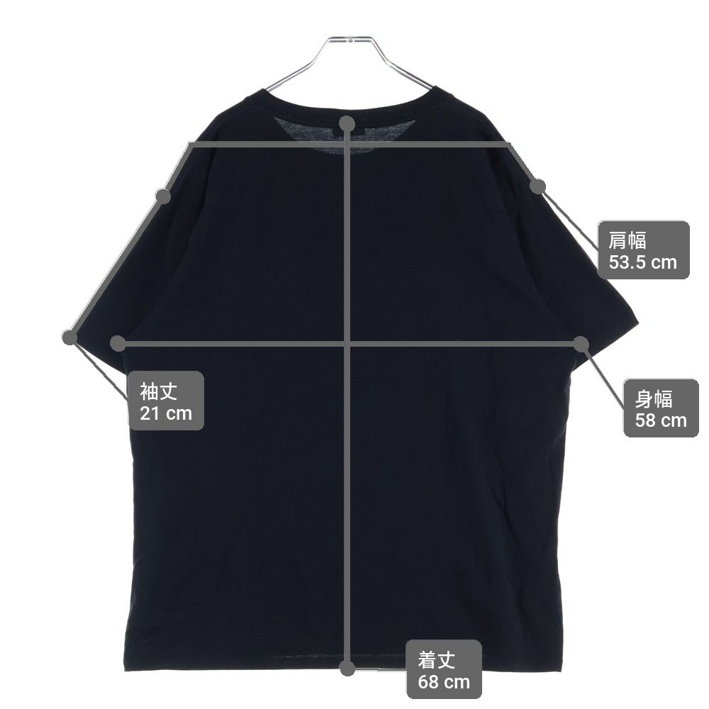 Celine le Palace Tee Pallas Logo Print Crew Neck Short Sleeve T-Shirt Black — view 9