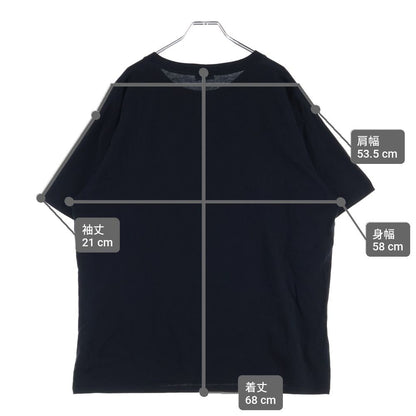Celine le Palace Tee Pallas Logo Print Crew Neck Short Sleeve T-Shirt Black — view 9