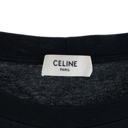 Celine le Palace Tee Pallas Logo Print Crew Neck Short Sleeve T-Shirt Black — view 7