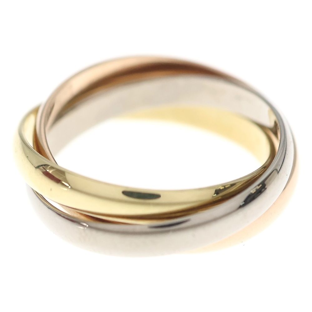 Cartier Trinity Ring Pink Gold Silver PG WG — view 2