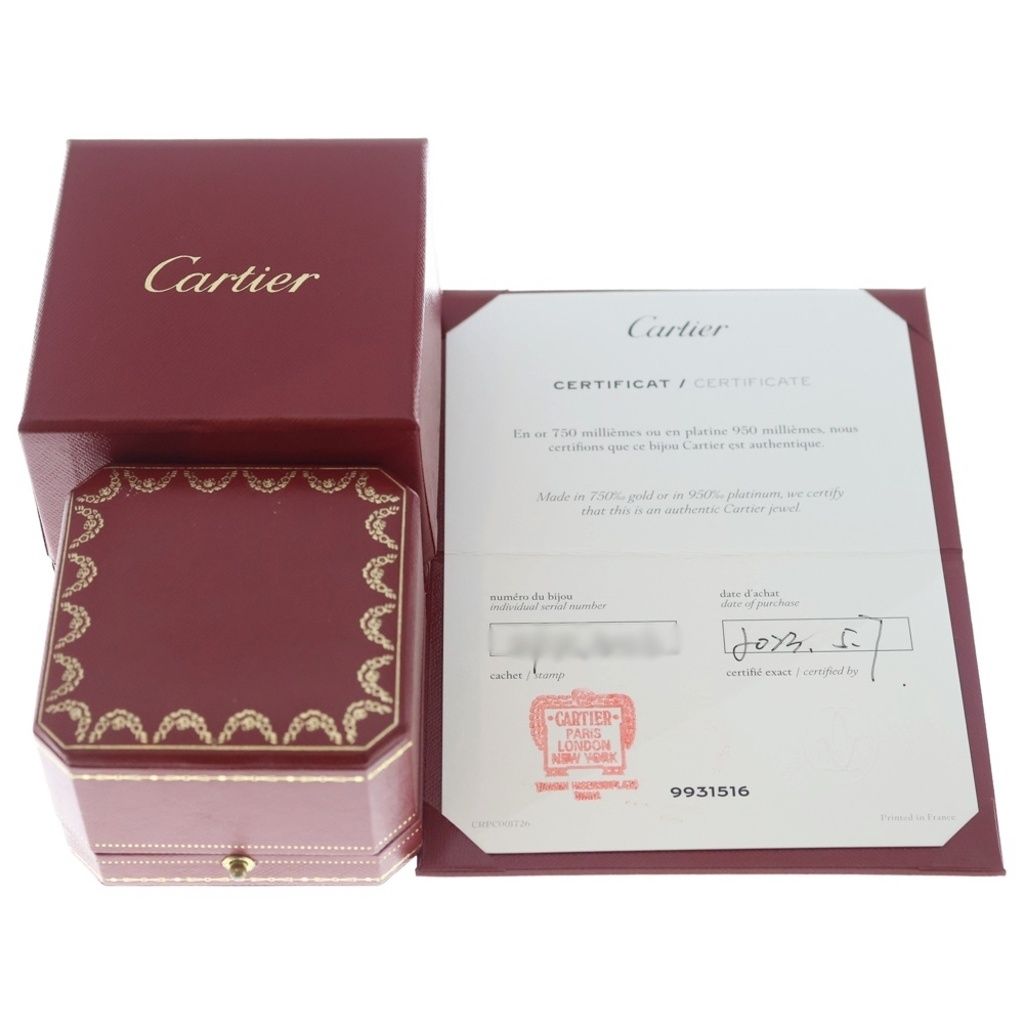 Cartier Trinity Ring Pink Gold Silver PG WG — view 6
