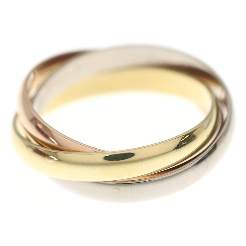 Cartier Trinity Ring Pink Gold Silver PG WG — view 4