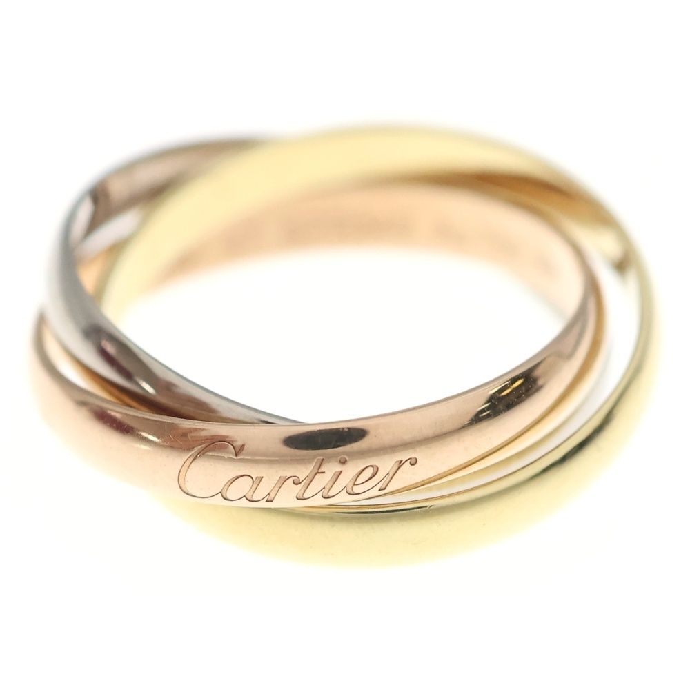 Cartier Trinity Ring Pink Gold Silver PG WG
