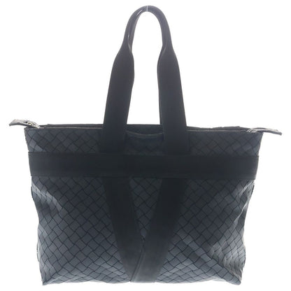 Bottega Veneta New Rubber Intrecciato Scorpito Tote Black — view 2