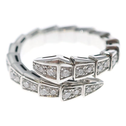 Bvlgari Serpenti Vipa Full Diamond Ring White Gold 18k
