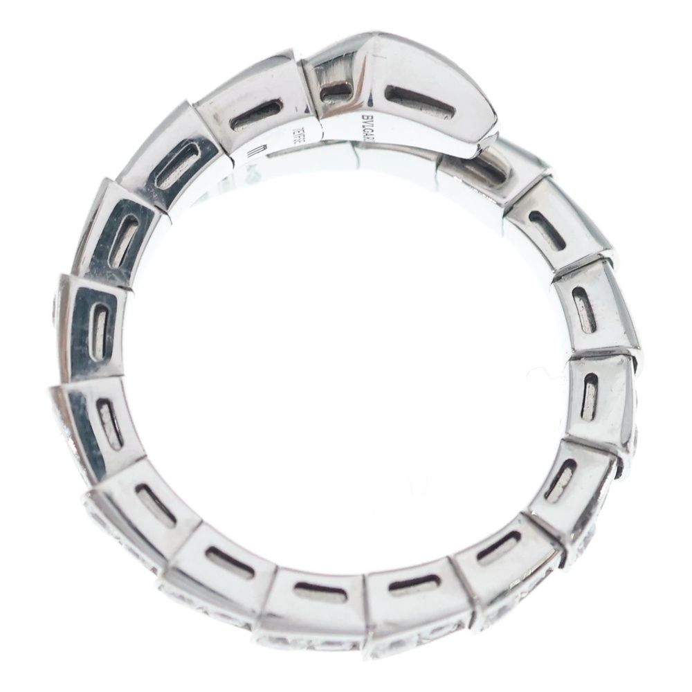 Bvlgari Serpenti Vipa Full Diamond Ring White Gold 18k — view 6
