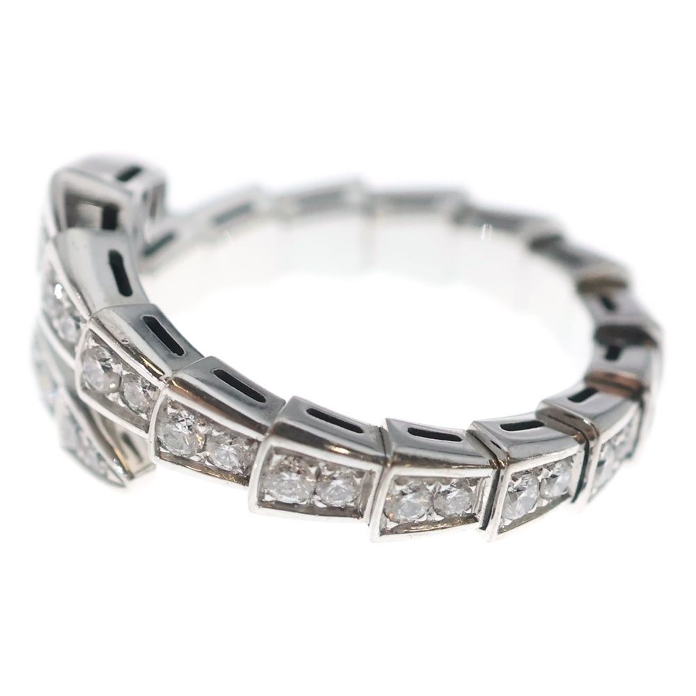 Bvlgari Serpenti Vipa Full Diamond Ring White Gold 18k — view 4
