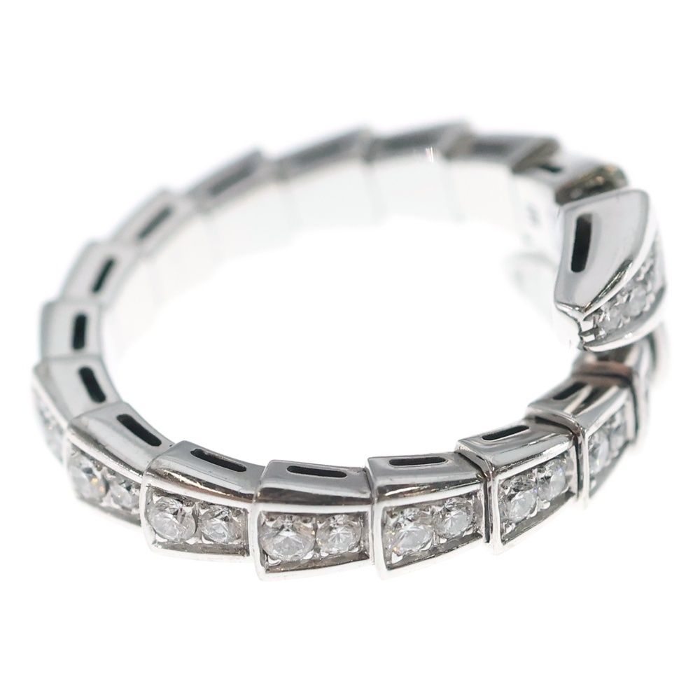 Bvlgari Serpenti Vipa Full Diamond Ring White Gold 18k — view 3