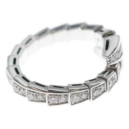 Bvlgari Serpenti Vipa Full Diamond Ring White Gold 18k — view 3