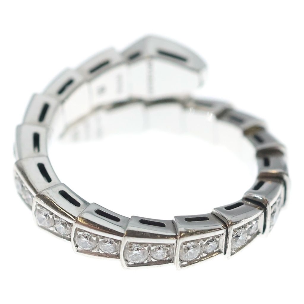 Bvlgari Serpenti Vipa Full Diamond Ring White Gold 18k — view 2