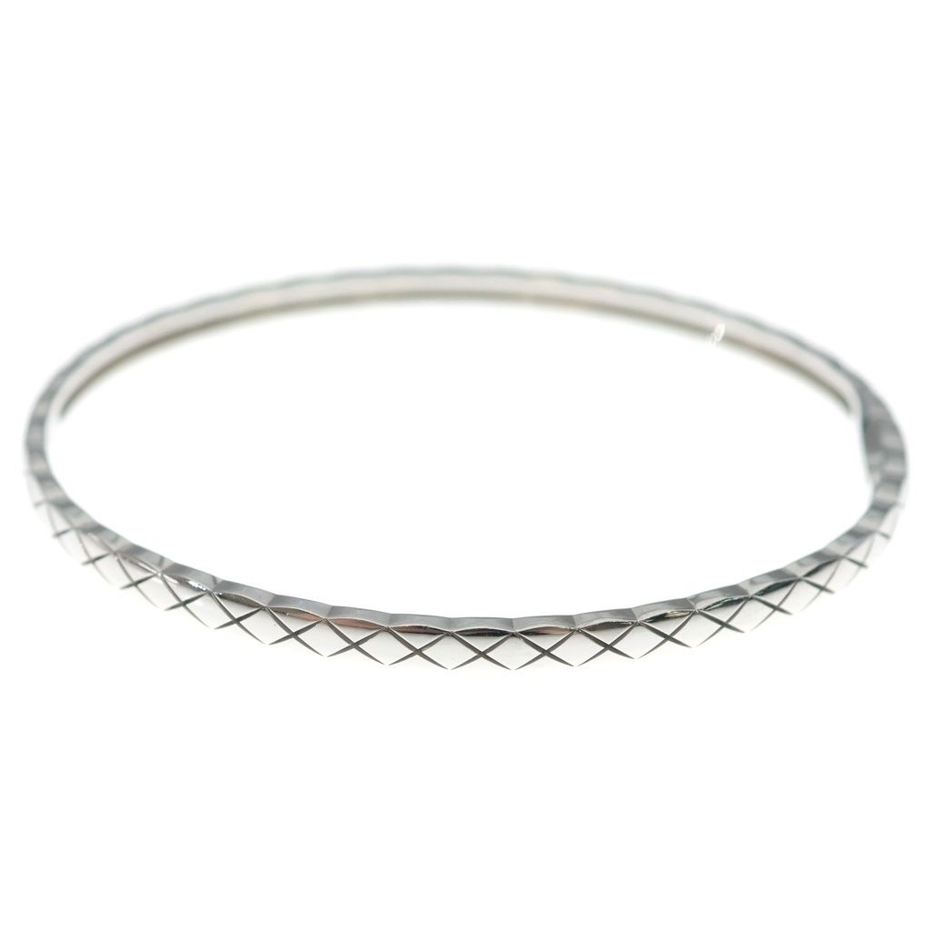 Chanel 18k White Gold Coco Crush Mini Bracelet