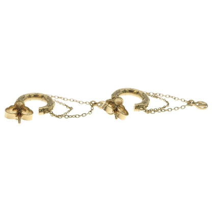 Louis Vuitton Nanogram Hoop Earrings Gold Plated — view 4