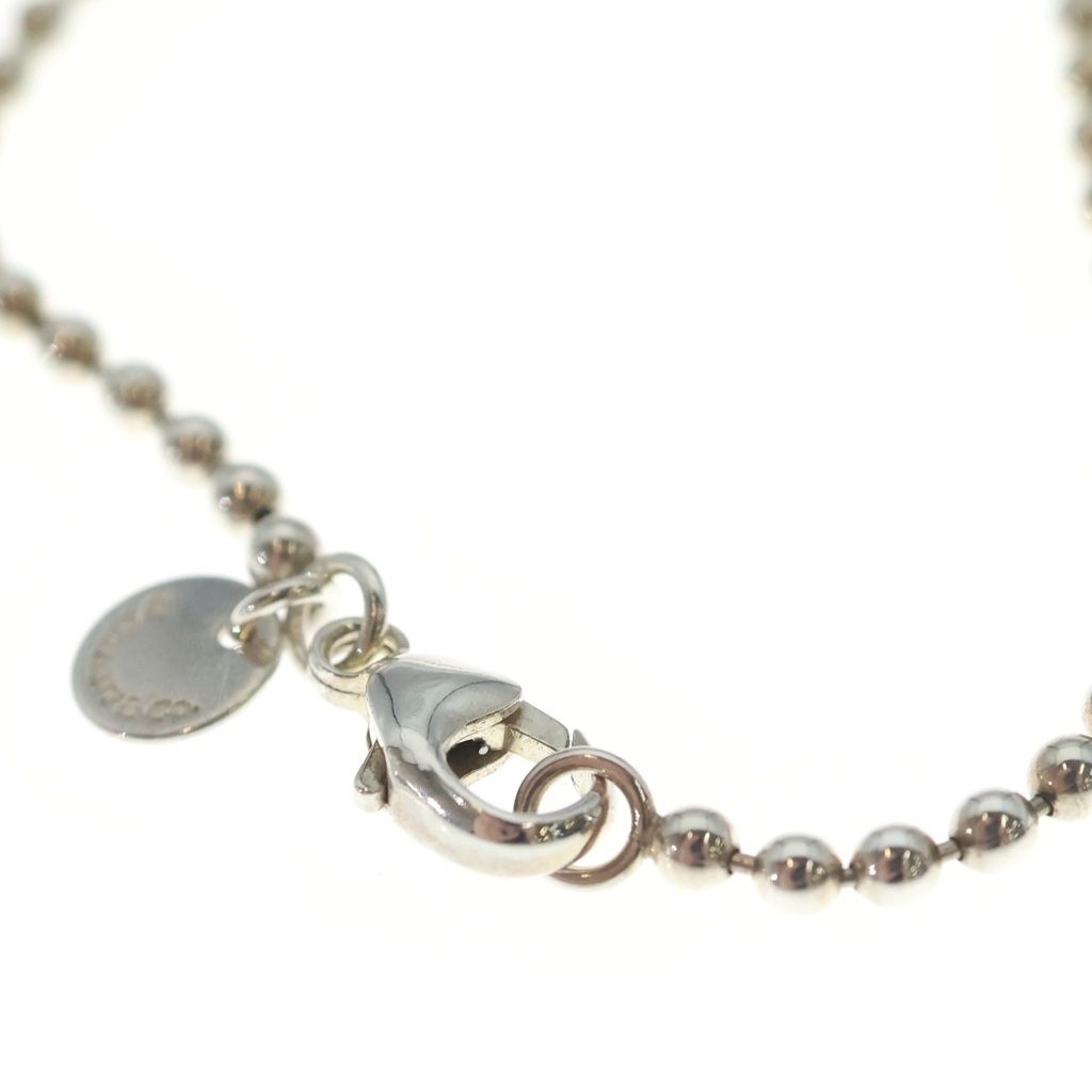 Tiffany & Co Ball Chain Necklace Pendant 925 Sterling Silver — view 3