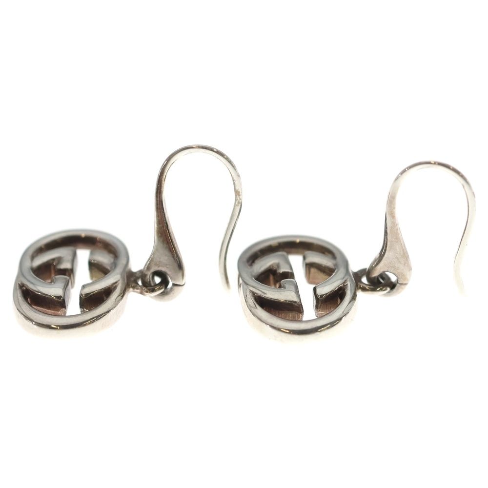 Gucci Interlocking Earrings Hook Silver — view 3