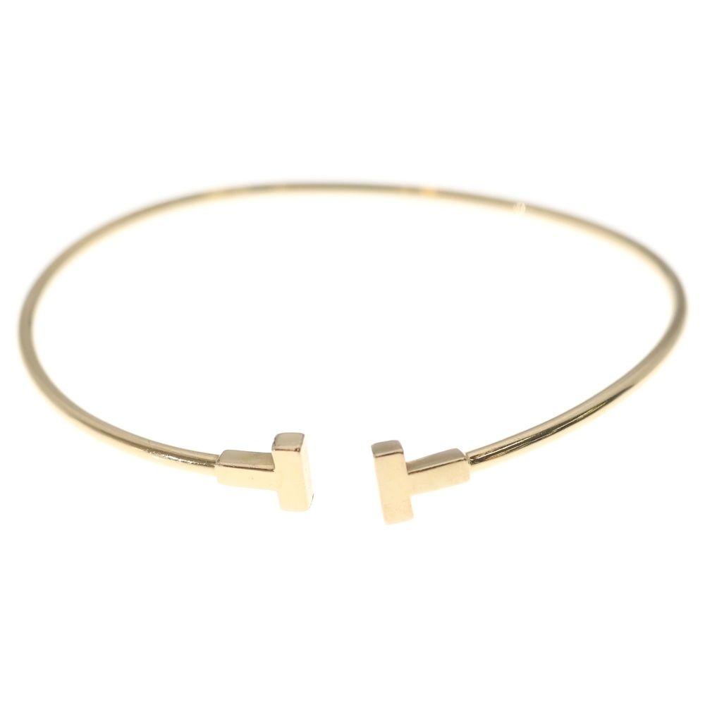 Tiffany & Co T Wire Bracelet Pink Gold