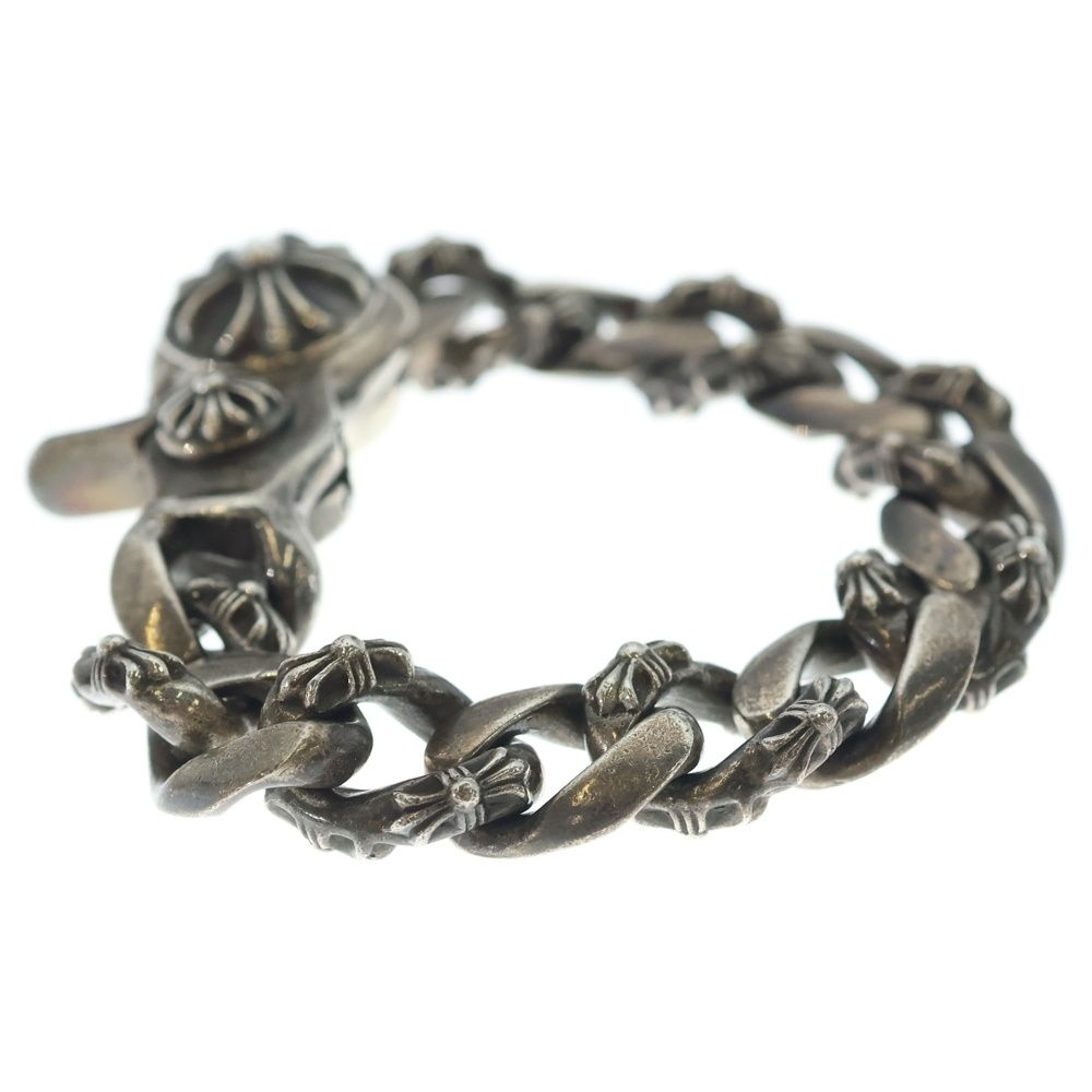 Chrome Hearts Fncy Chn Lnk Fancy Link Clip Bracelet 13 Links Silver — view 4