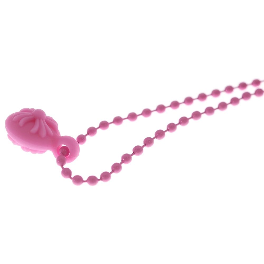 Chrome Hearts Rubber CH Crs Ball 2 Cross Necklace Silicone Pink — view 5