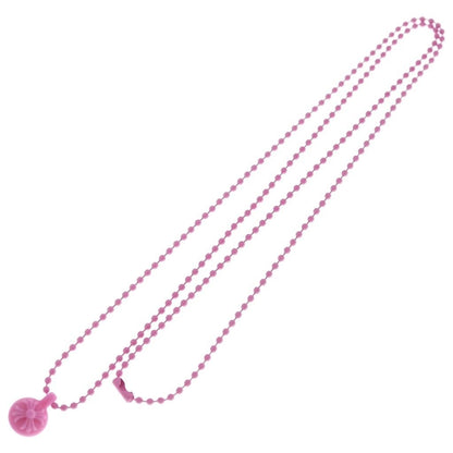 Chrome Hearts Rubber CH Crs Ball 2 Cross Necklace Silicone Pink — view 2