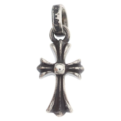 Chrome Hearts Crs Baby Fat Cross Pendant Top Silver