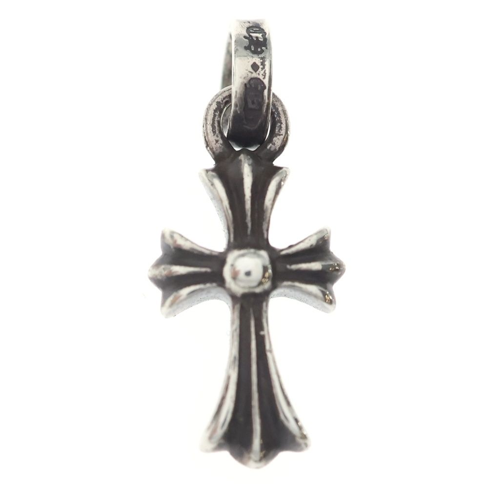 Chrome Hearts Crs Baby Fat Cross Pendant Top Silver — view 2