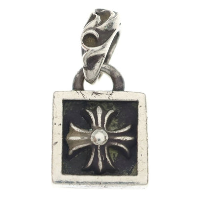 Chrome Hearts Framed CH Plus Charm Pendant Top Silver