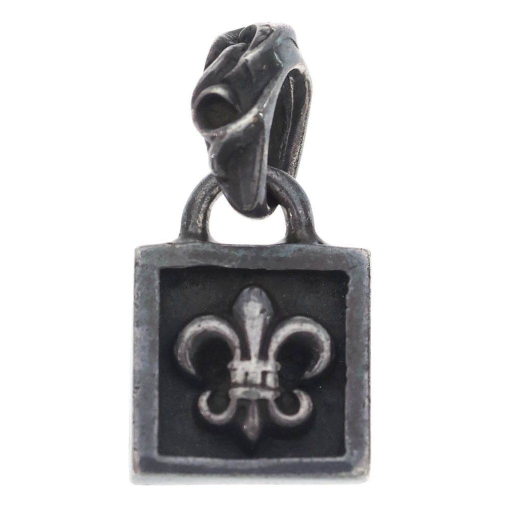 Chrome Hearts Framed BS Fluer BS Charm Pendant Top Silver