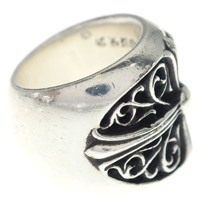 Chrome Hearts Classic Oval Cross Ring Silver — view 3