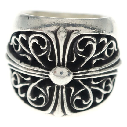 Chrome Hearts Classic Oval Cross Ring Silver — view 4