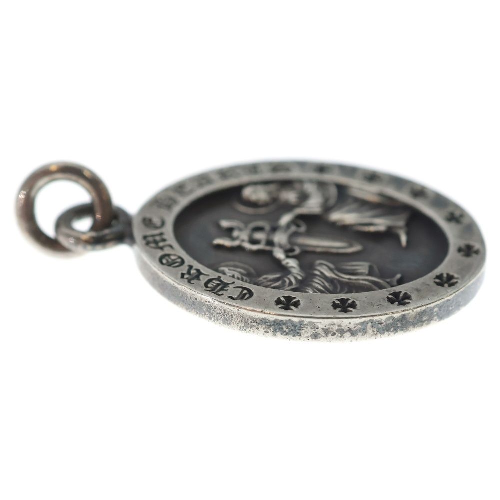 Chrome Hearts Angel Medal Oval Pendant Top Silver — view 4