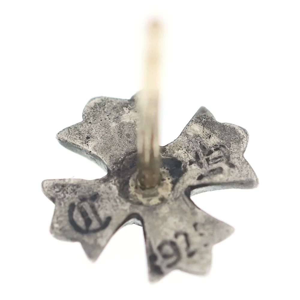 Chrome Hearts No2 CH Pls Dia CH Plus 1 Diamond Stud Earrings Silver — view 6