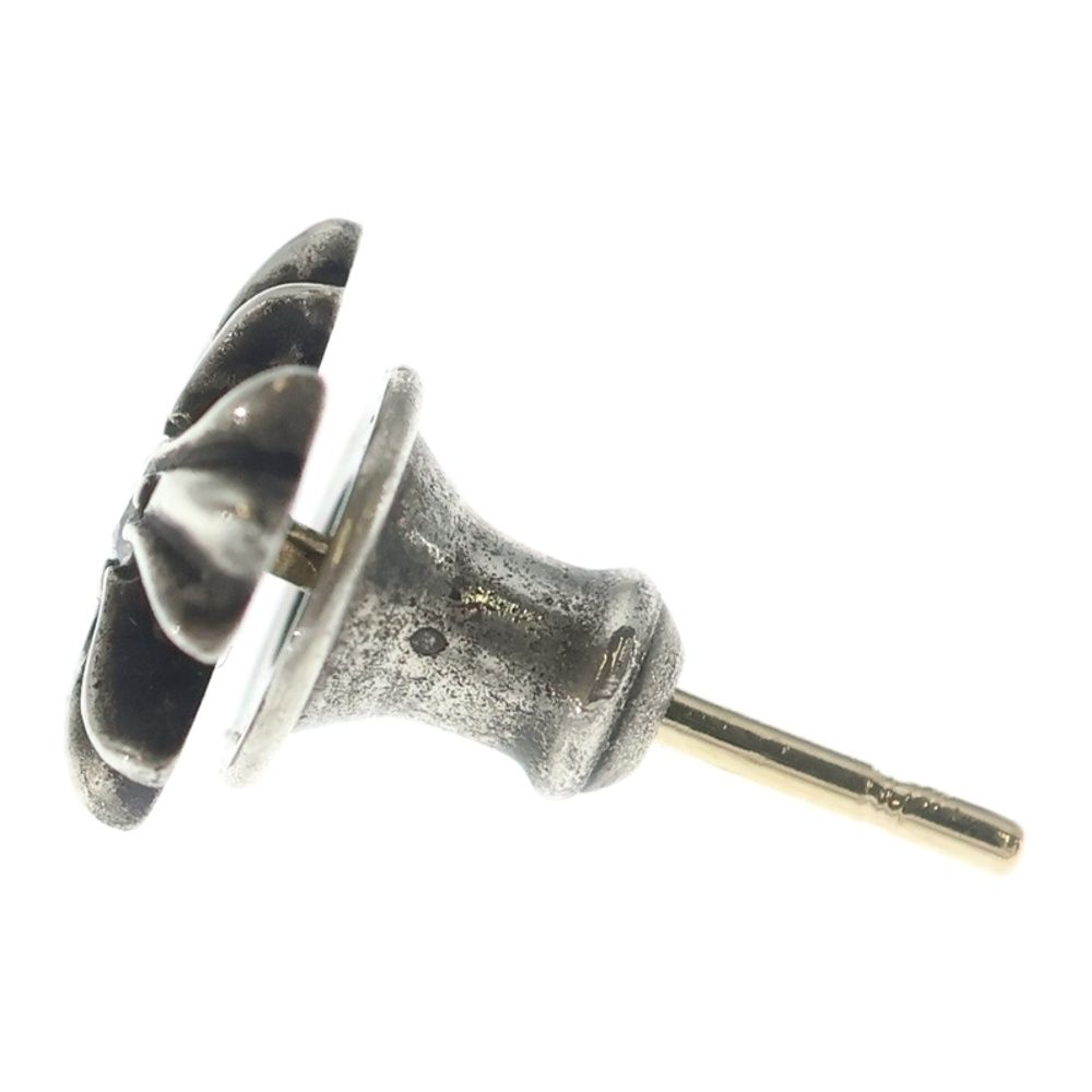 Chrome Hearts No2 CH Pls Dia CH Plus 1 Diamond Stud Earrings Silver — view 3