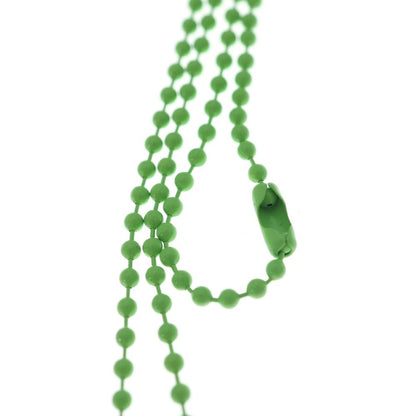 Chrome Hearts Rubber CH Crs Ball 2 Cross Necklace Silicone Green — view 4