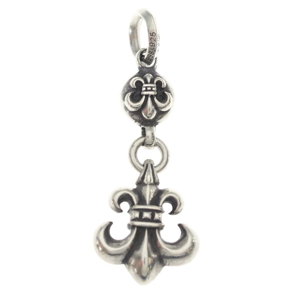 Chrome Hearts BS Fleur 1 Ball BS Charm Pendant Top Silver — view 2