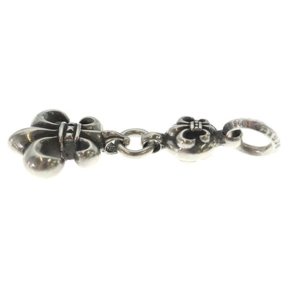 Chrome Hearts BS Fleur 1 Ball BS Charm Pendant Top Silver — view 3