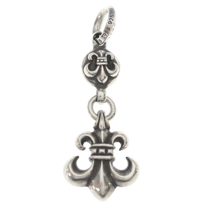 Chrome Hearts BS Fleur 1 Ball BS Charm Pendant Top Silver