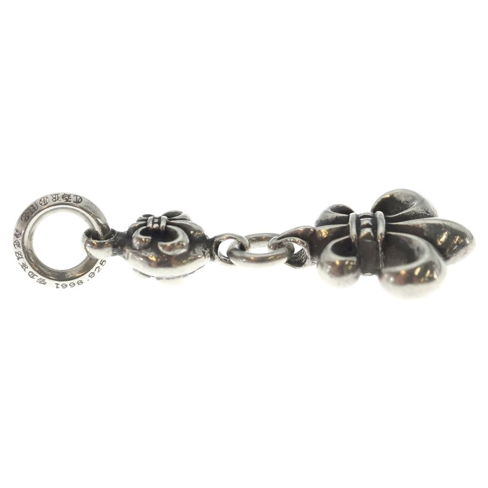 Chrome Hearts BS Fleur 1 Ball BS Charm Pendant Top Silver — view 4