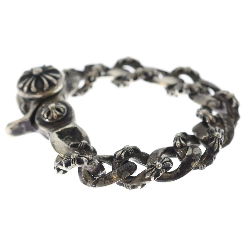 Chrome Hearts Fncy Chn Lnk Fancy Link Clip Bracelet 13 Links Silver — view 4