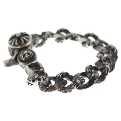 Chrome Hearts Fncy Chn Lnk Fancy Link Clip Bracelet 13 Links Silver — view 4