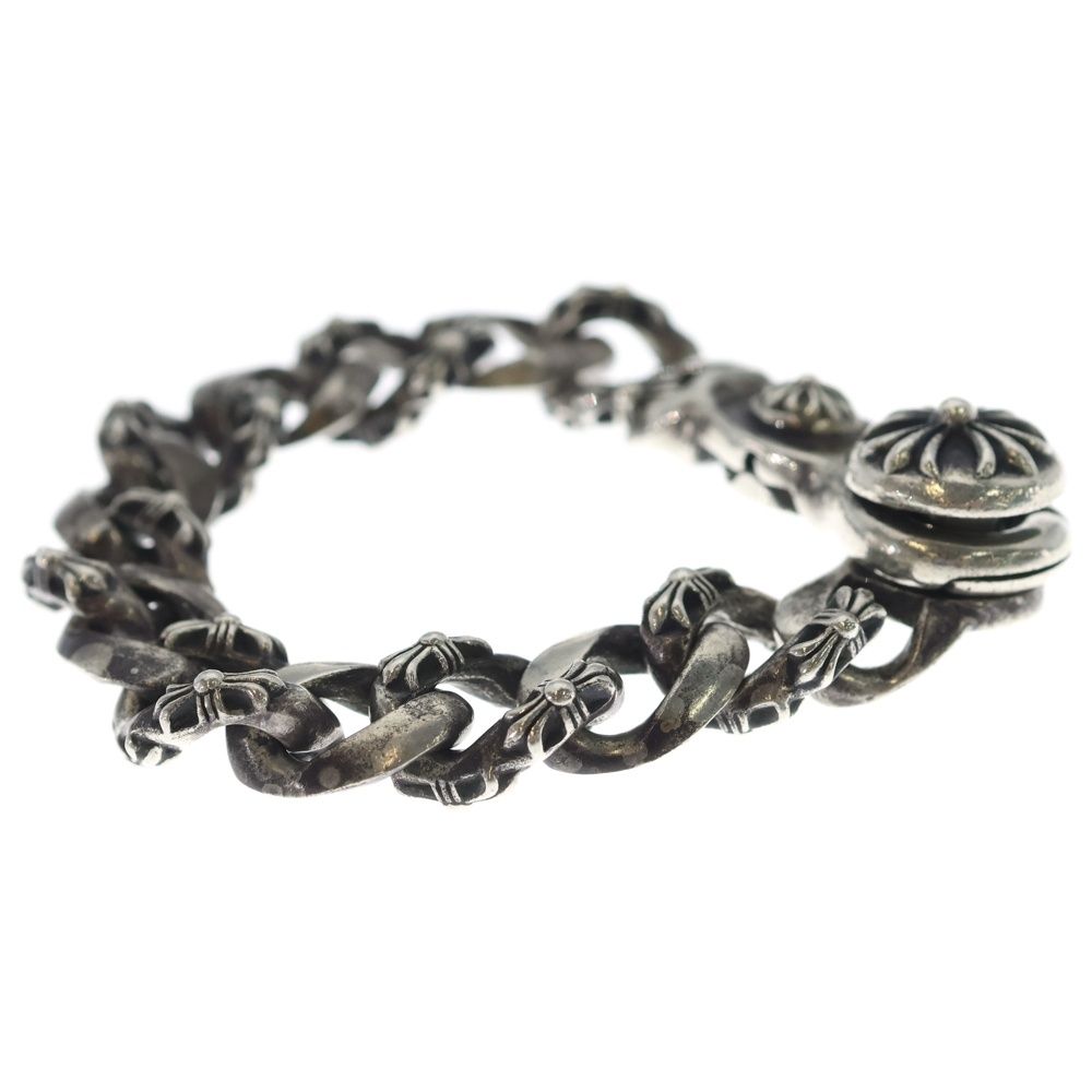 Chrome Hearts Fncy Chn Lnk Fancy Link Clip Bracelet 13 Links Silver — view 3