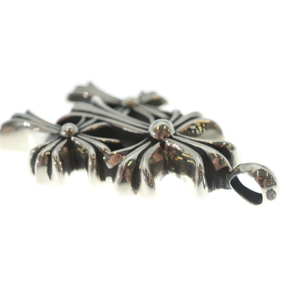 Chrome Hearts 3 CH Crs Sml Triple CH Cross Small Pendant Top Silver — view 6