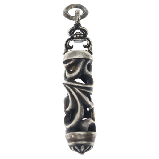 Chrome Hearts Roller Vintage Pendant Silver Necklace